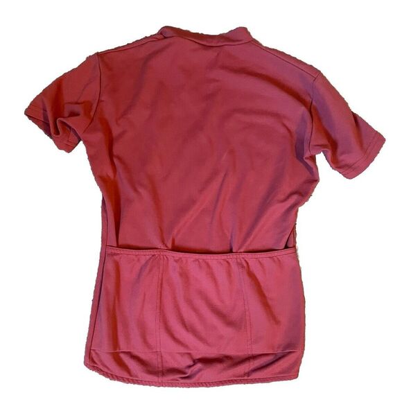 Vintage 1/4 Zip Cannondale Cycling Jersey Small Made In USA Soft Salmon Red - Picture 5 of 5